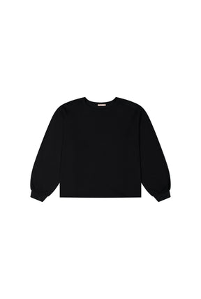 100% Organic Cotton Sweatshirt - Black