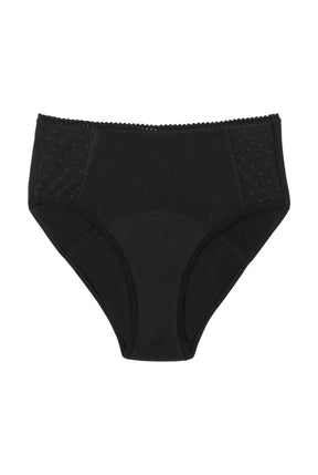 Culotte menstruelle Taille Haute - Flux abondant GOTS | Tulle