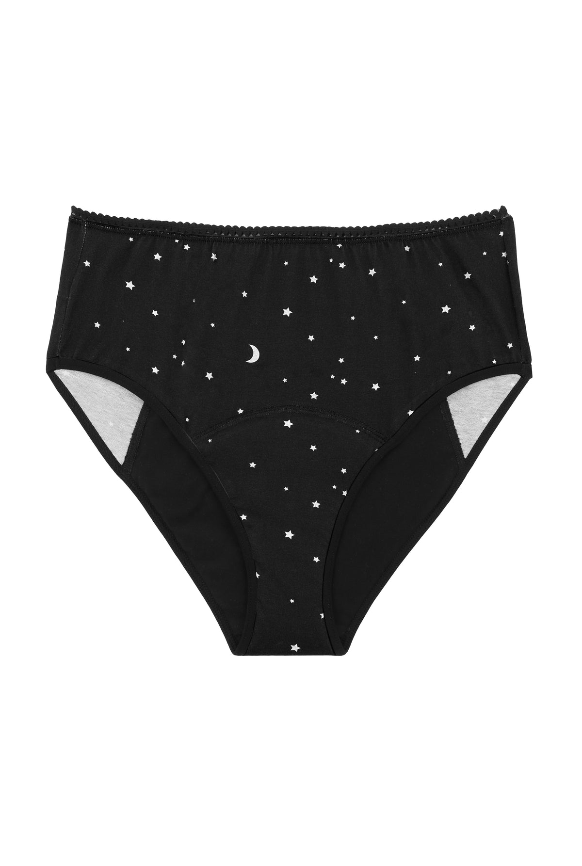 Culotte menstruelle Taille Haute - Flux Nuit GOTS | Astro