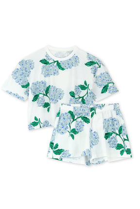 Pyjama coton BIO - Hortensia