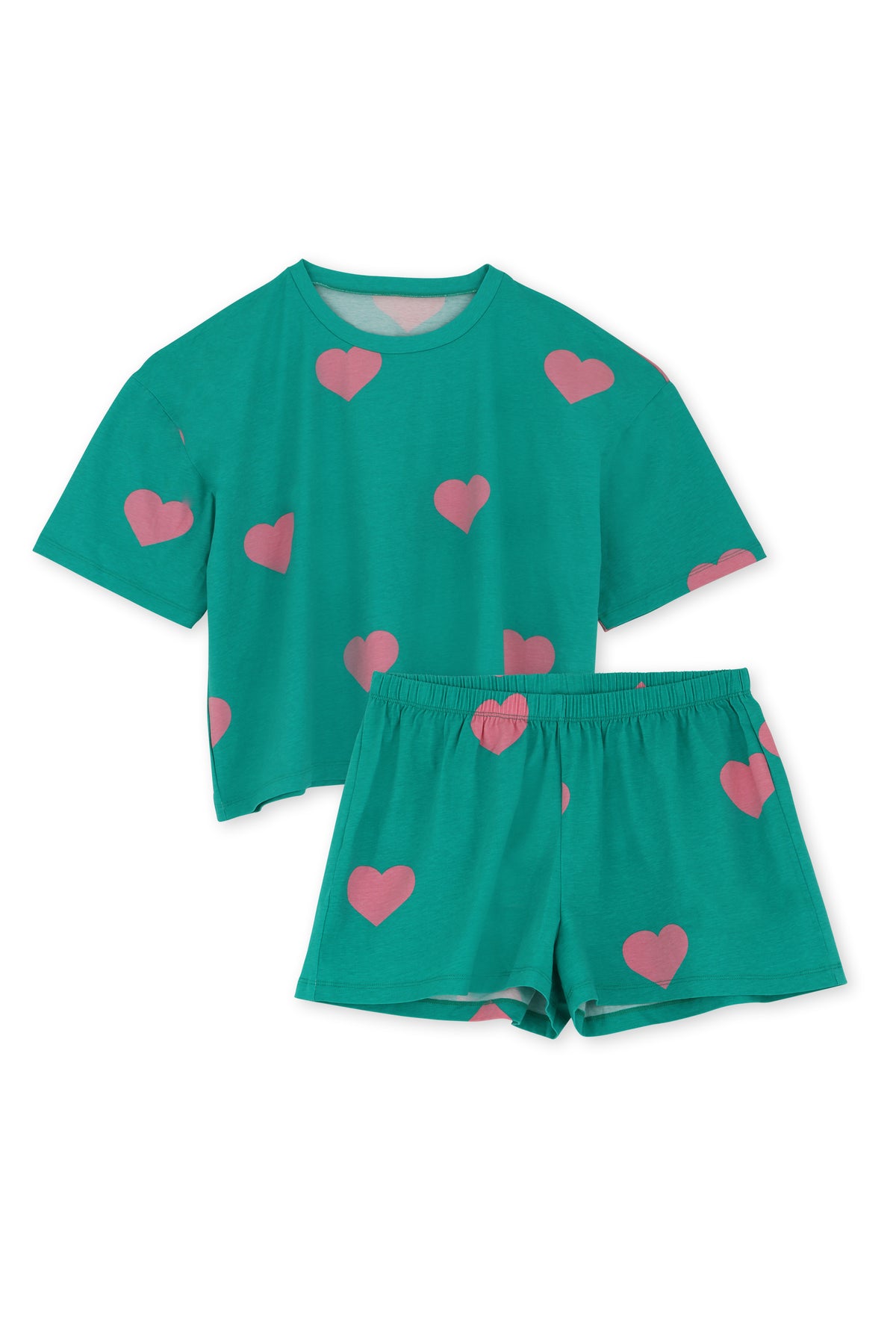 Pyjama coton BIO - Big Love Green