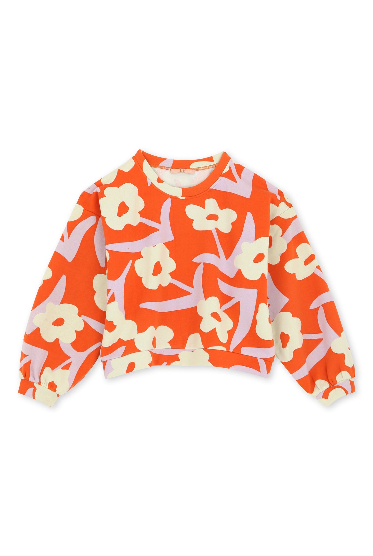 Sweat 100% Coton - Lorea Orange