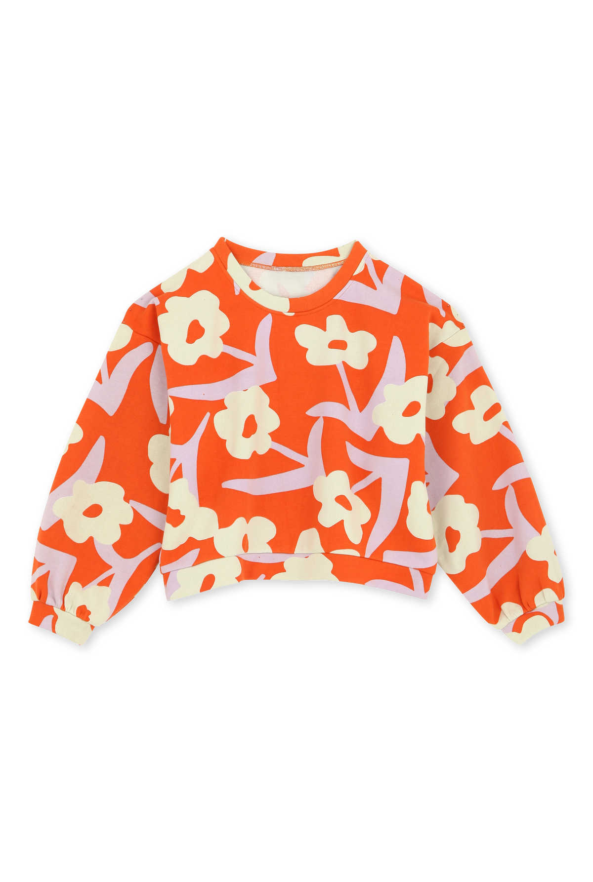 Sweat 100% Coton - Lorea Orange