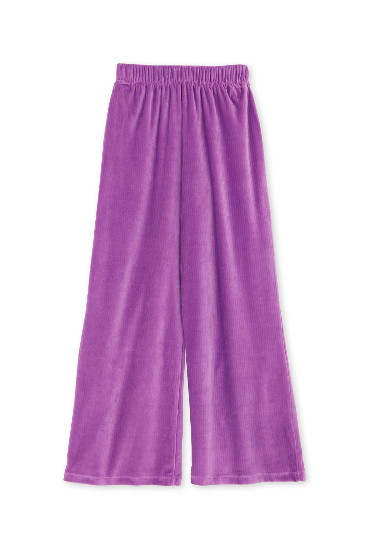 Pantalon Velours Fluide Coton BIO - Violet