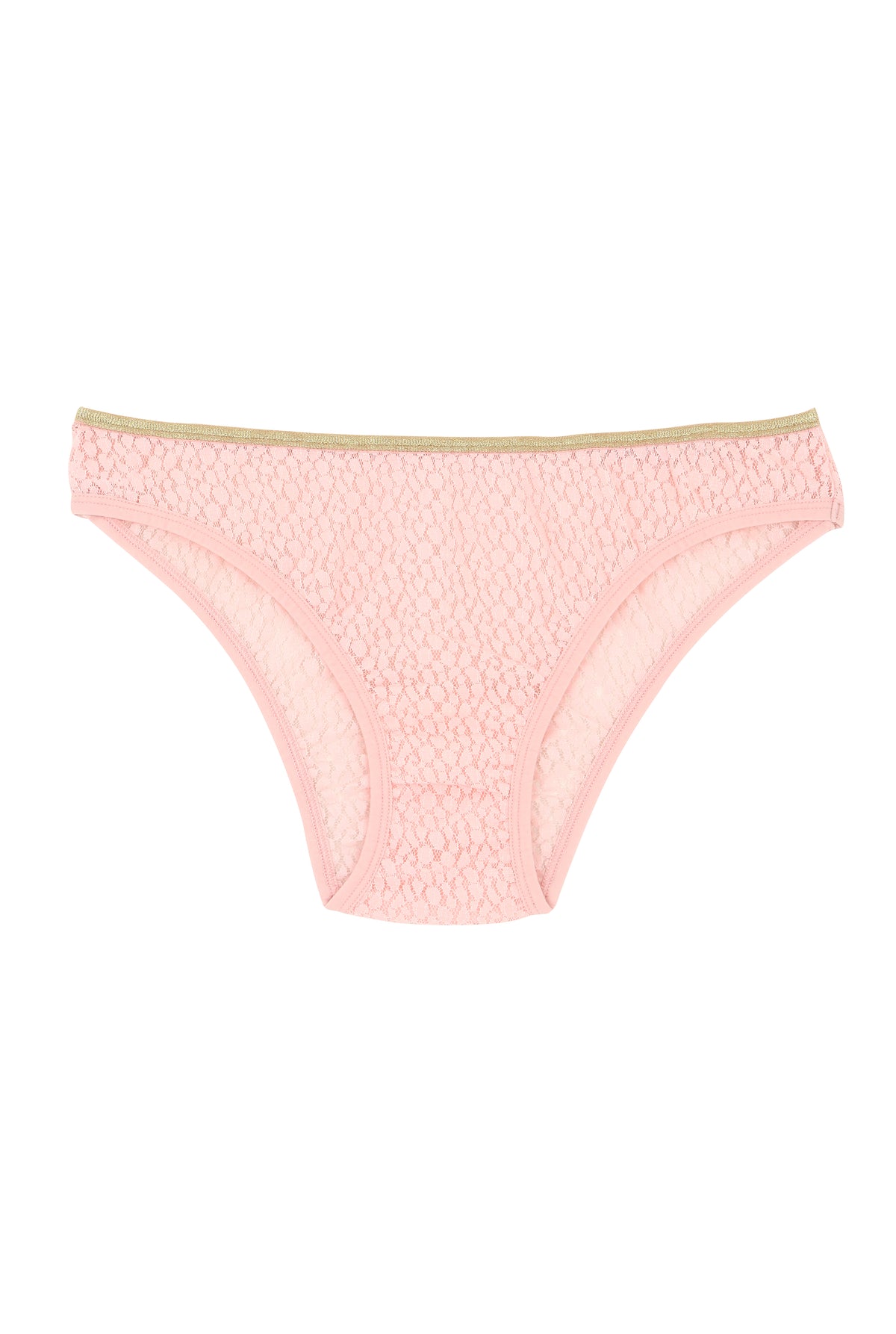 Culotte Dentelle - Lurex - Rose Lurex