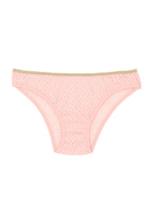 Culotte Dentelle - Rose Lurex