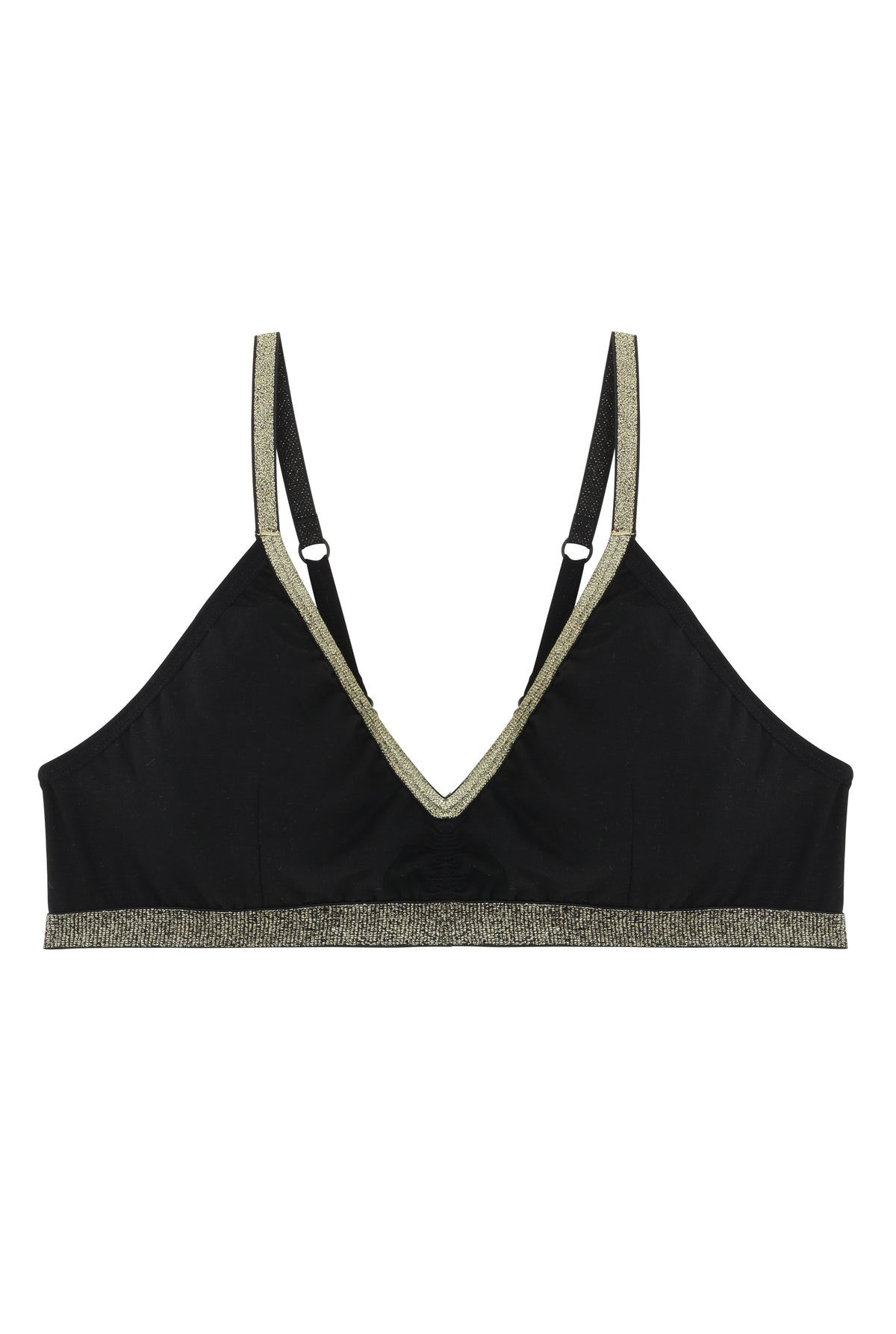 Brassière Lurex - Pirate Black