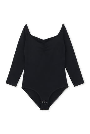 Body Épaules Dénudées Coton BIO - Pirate Black