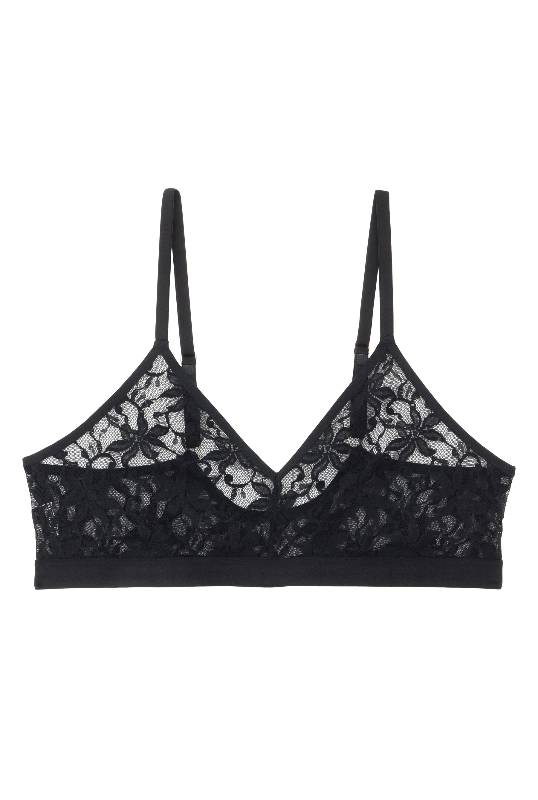 Brassière Dentelle Fleur - Pirate Black