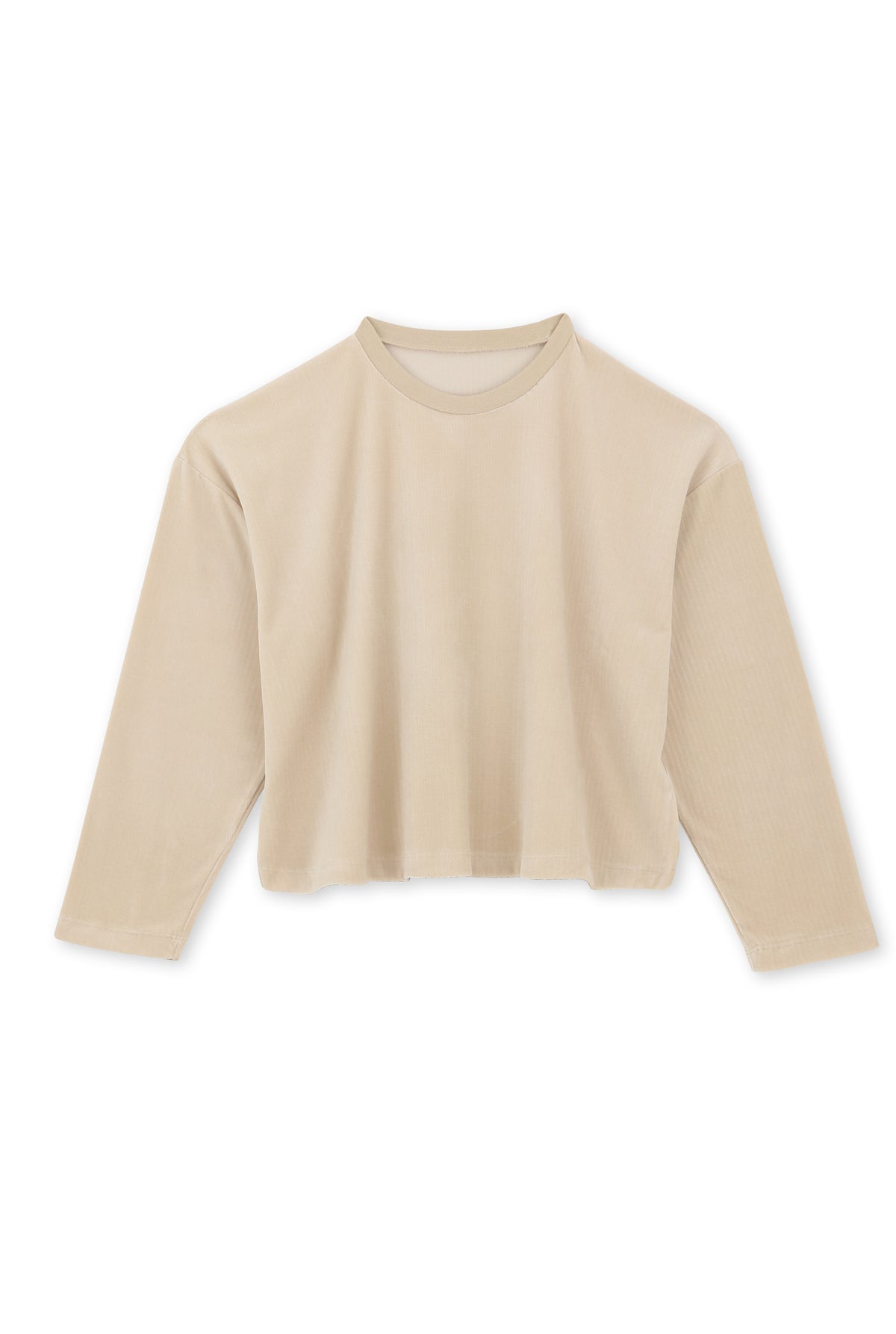 Sweat Velours Fluide Coton BIO - Sable