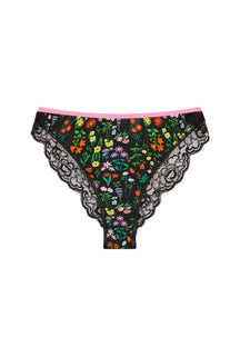 Culotte Bi-matière - Pampa Noir