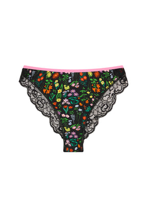 Culotte Bi-matière - Pampa Noir