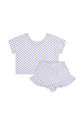 Top et Short à Volants - Abeille