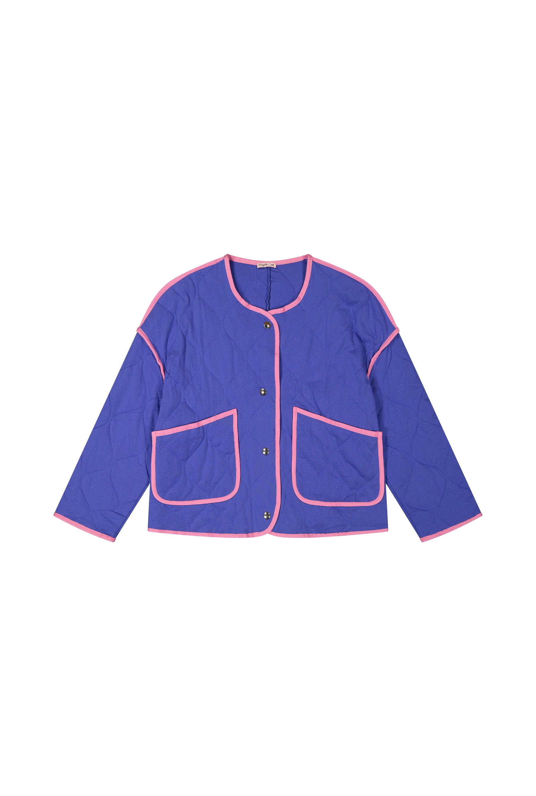 Veste Matelassée Coton BIO - Bleu et Rose