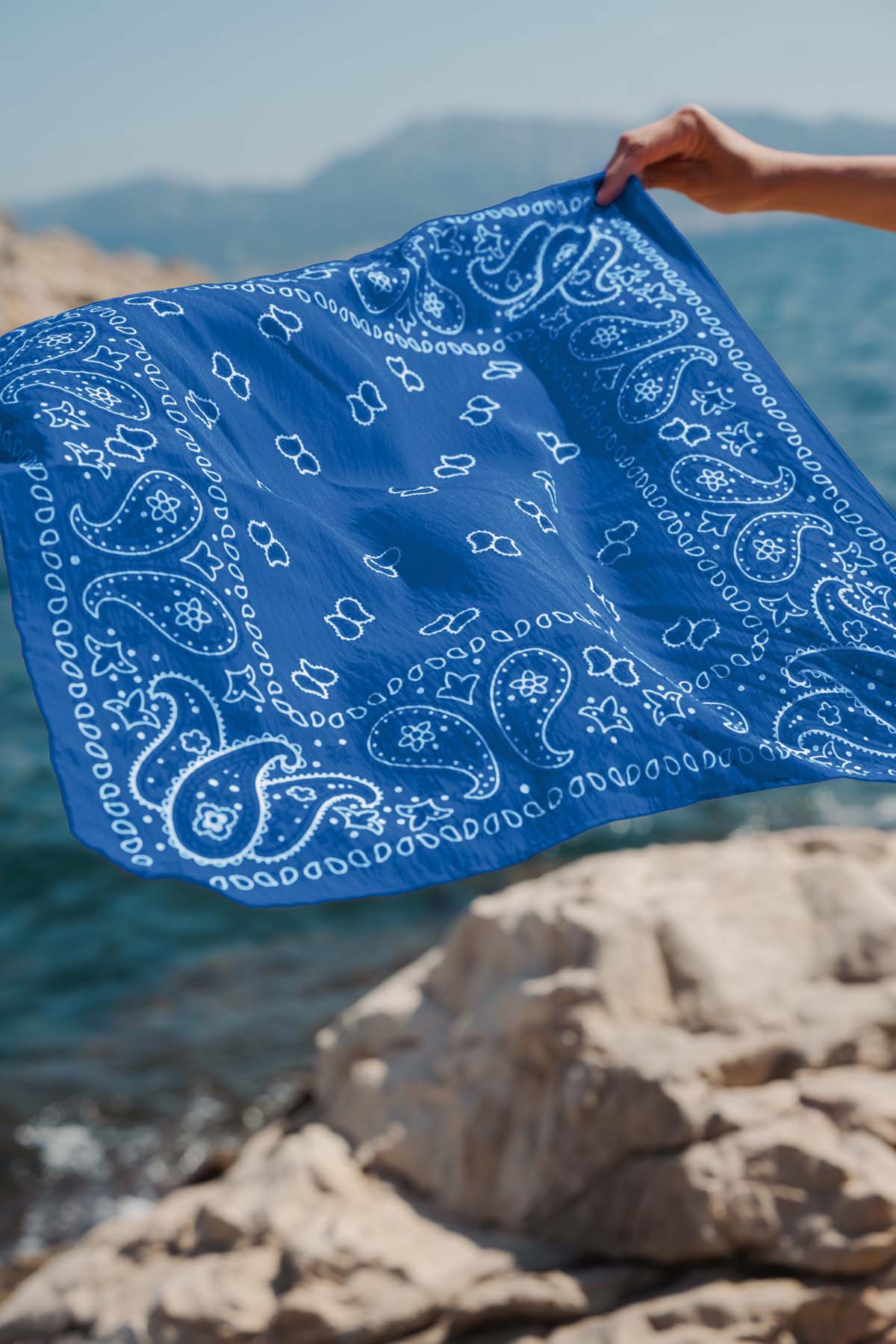 Scarf - Blue Bandana