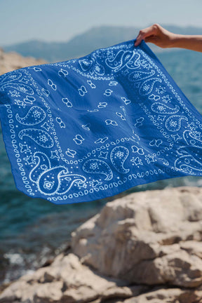 Scarf - Blue Bandana