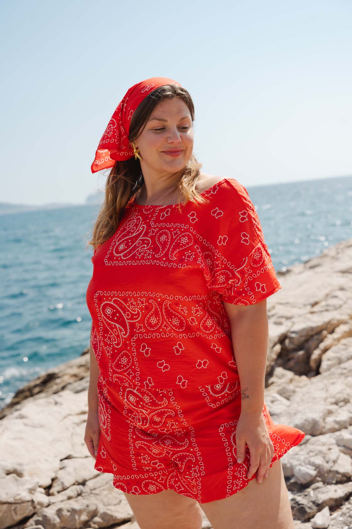 Isaure fait du 46/48 et porte une taille XL