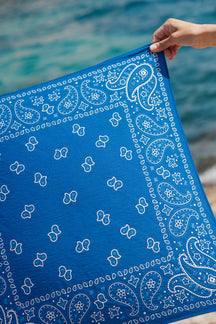 Foulard - Bandana Bleu