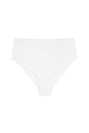 Culotte Taille Haute Coton BIO - Blanc