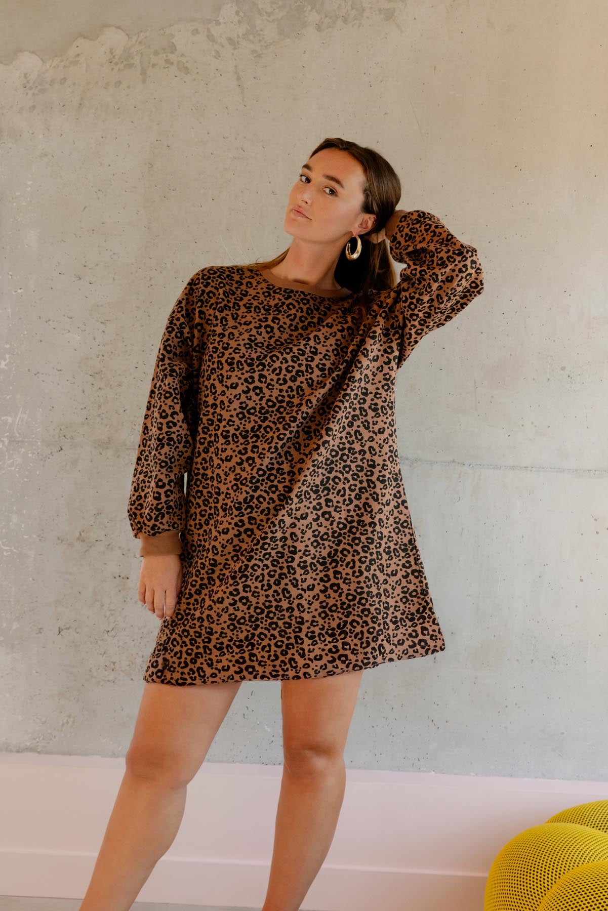 Lorea fait 1m74, du 38 et porte une taille M/L