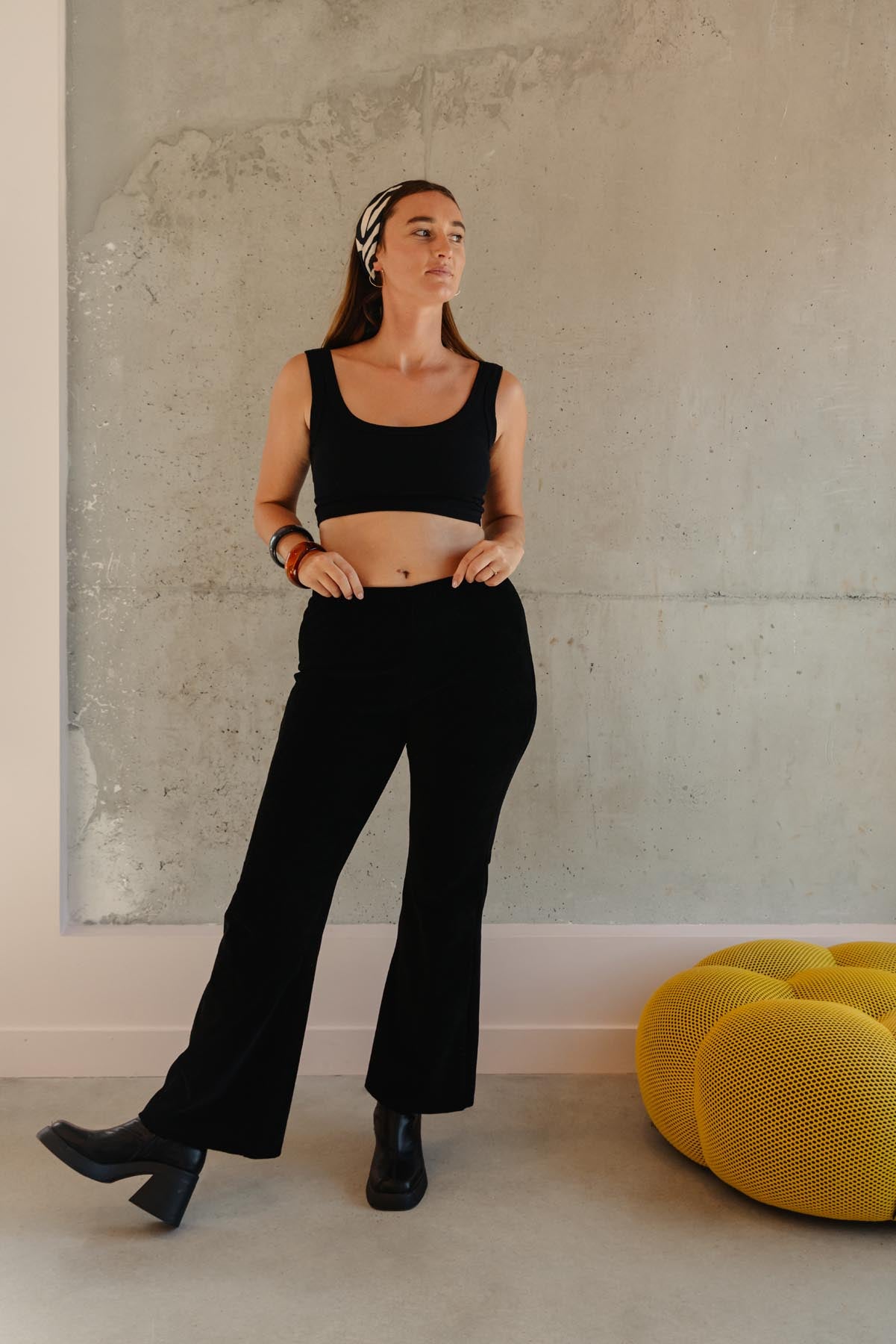 Lorea fait du 38 et porte une taille M