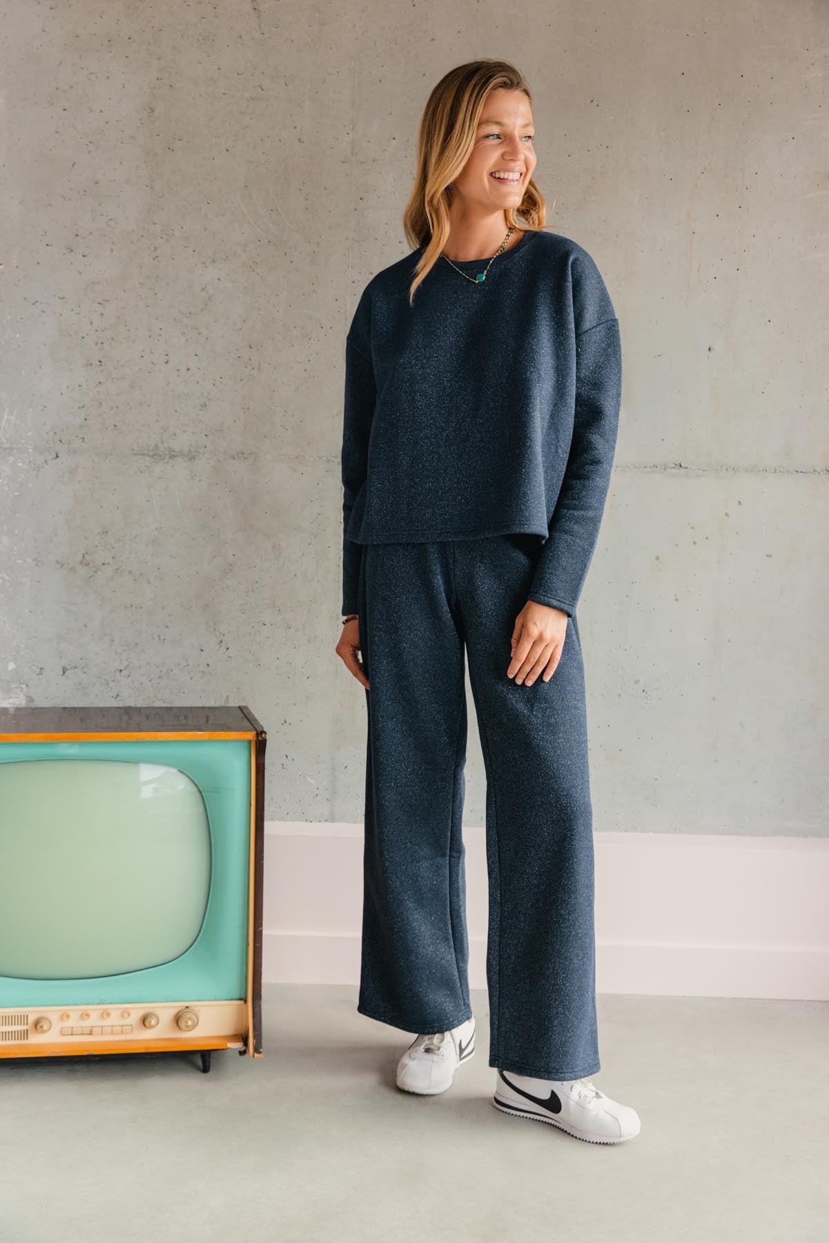 Violette fait du 34 et porte une taille XS/S