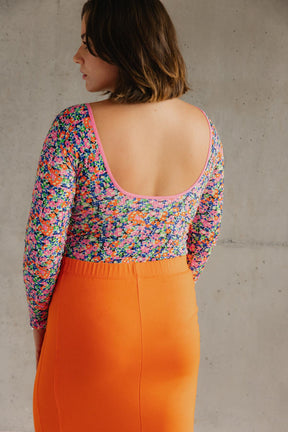 Rachel fait du 38 et porte une taille M