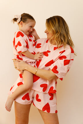 Pyjama coton BIO - Mi Amor Rose
