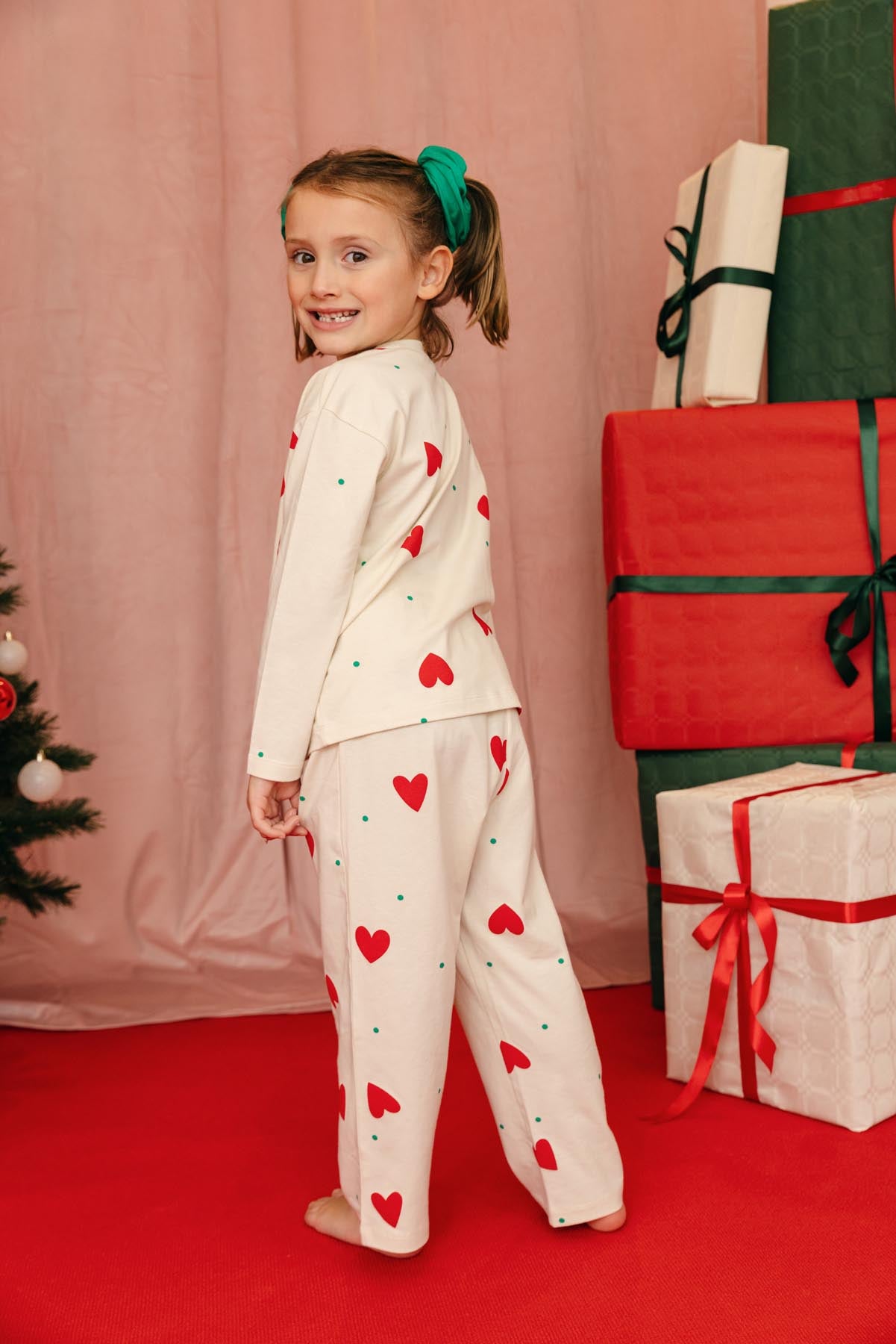 Pyjama manches longues enfant - Petit Coeur