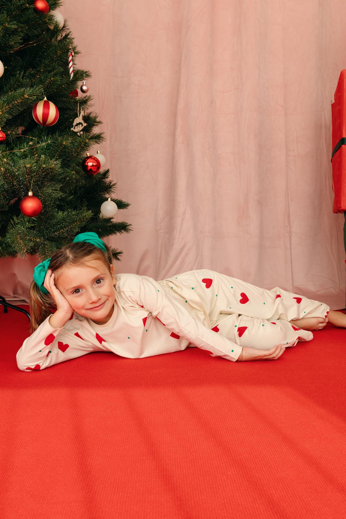 Pyjama manches longues enfant - Petit Coeur