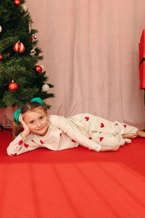 Pyjama manches longues enfant - Petit Coeur