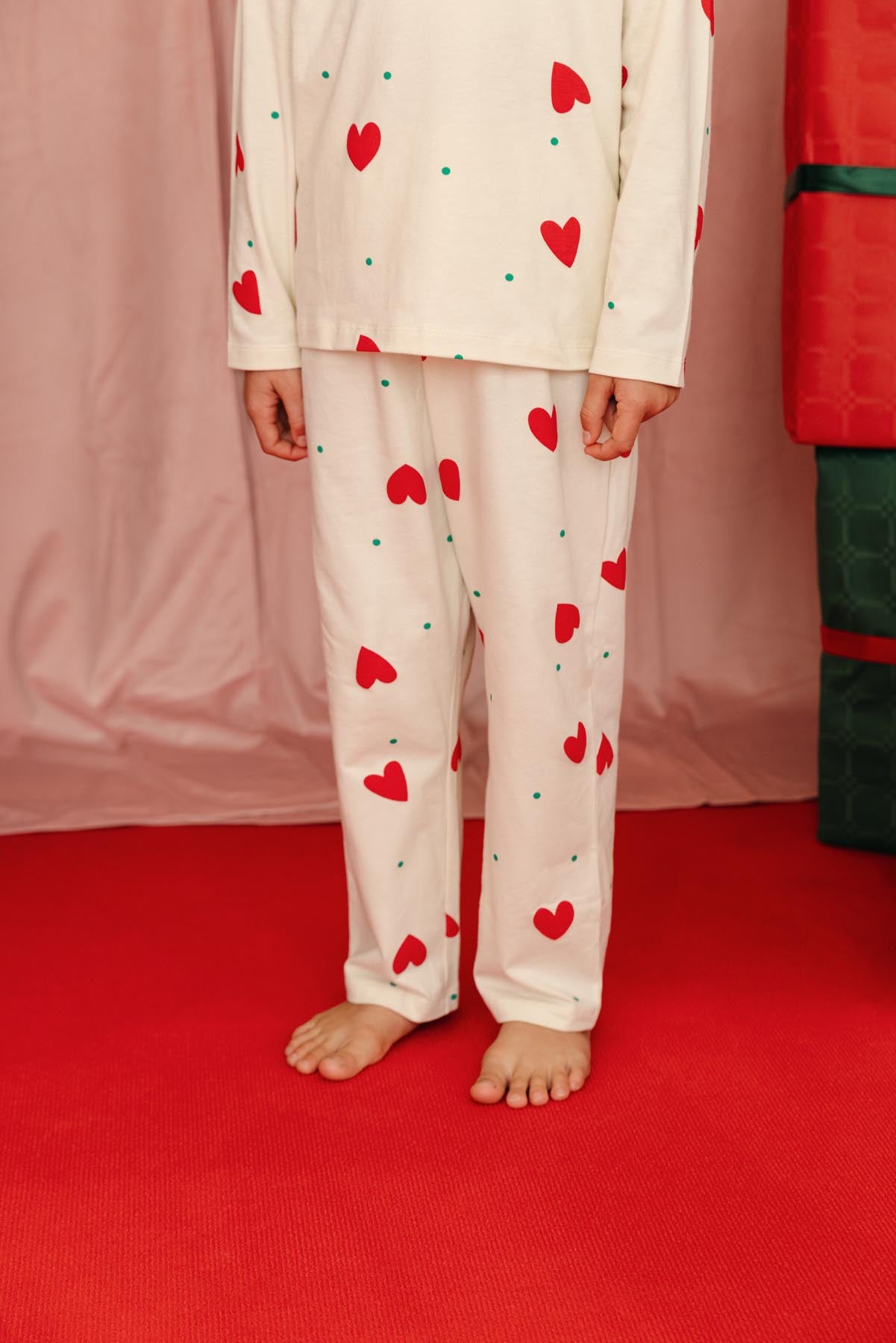 Pyjama manches longues enfant - Petit Coeur