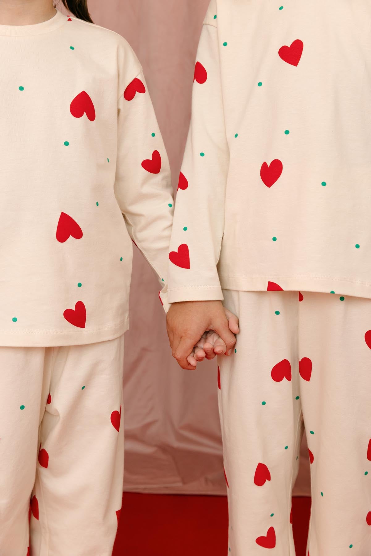 Pyjama manches longues enfant - Petit Coeur