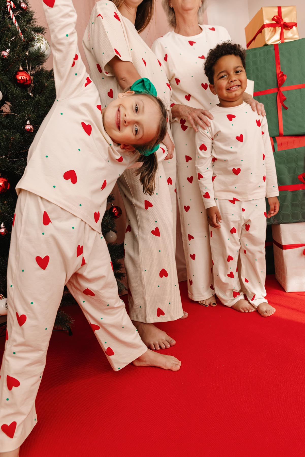 Pyjama manches longues enfant - Petit Coeur