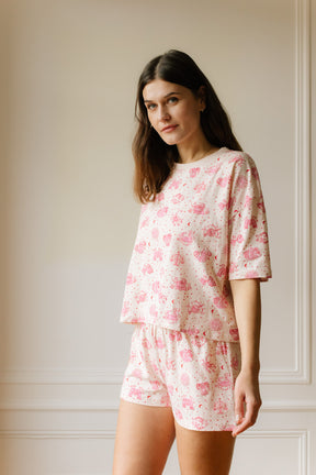 Pyjama femme short coton BIO - signe astro - astrologie - Pyjashort - We Are Jolies