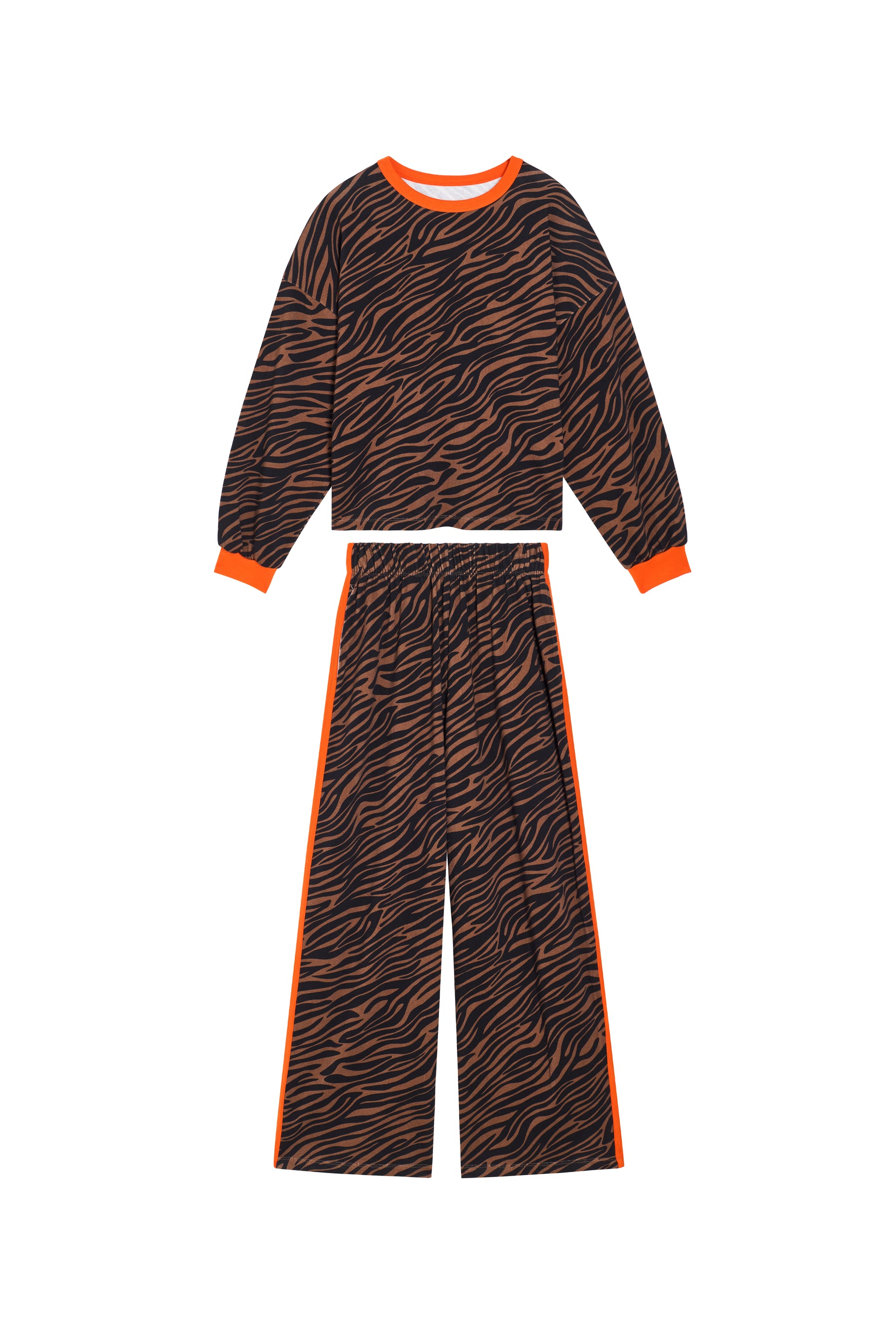 Sweat & Jogging Elsa x WAJ - Orange Tiger