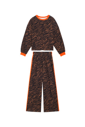 Sweat & Jogging Elsa x WAJ - Orange Tiger