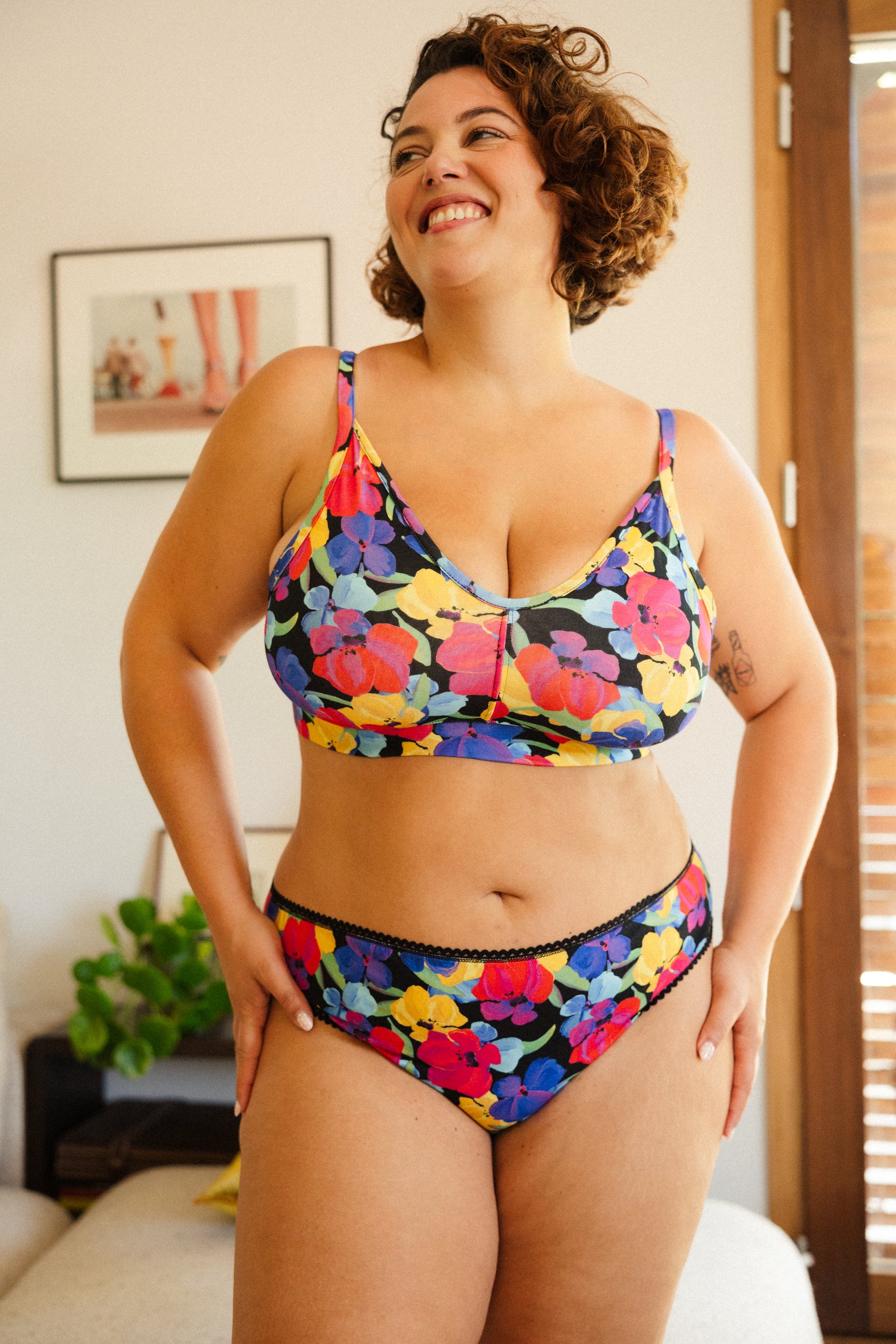 1 BRASSIÈRE + 1 CULOTTE - Fleur d'Atlas