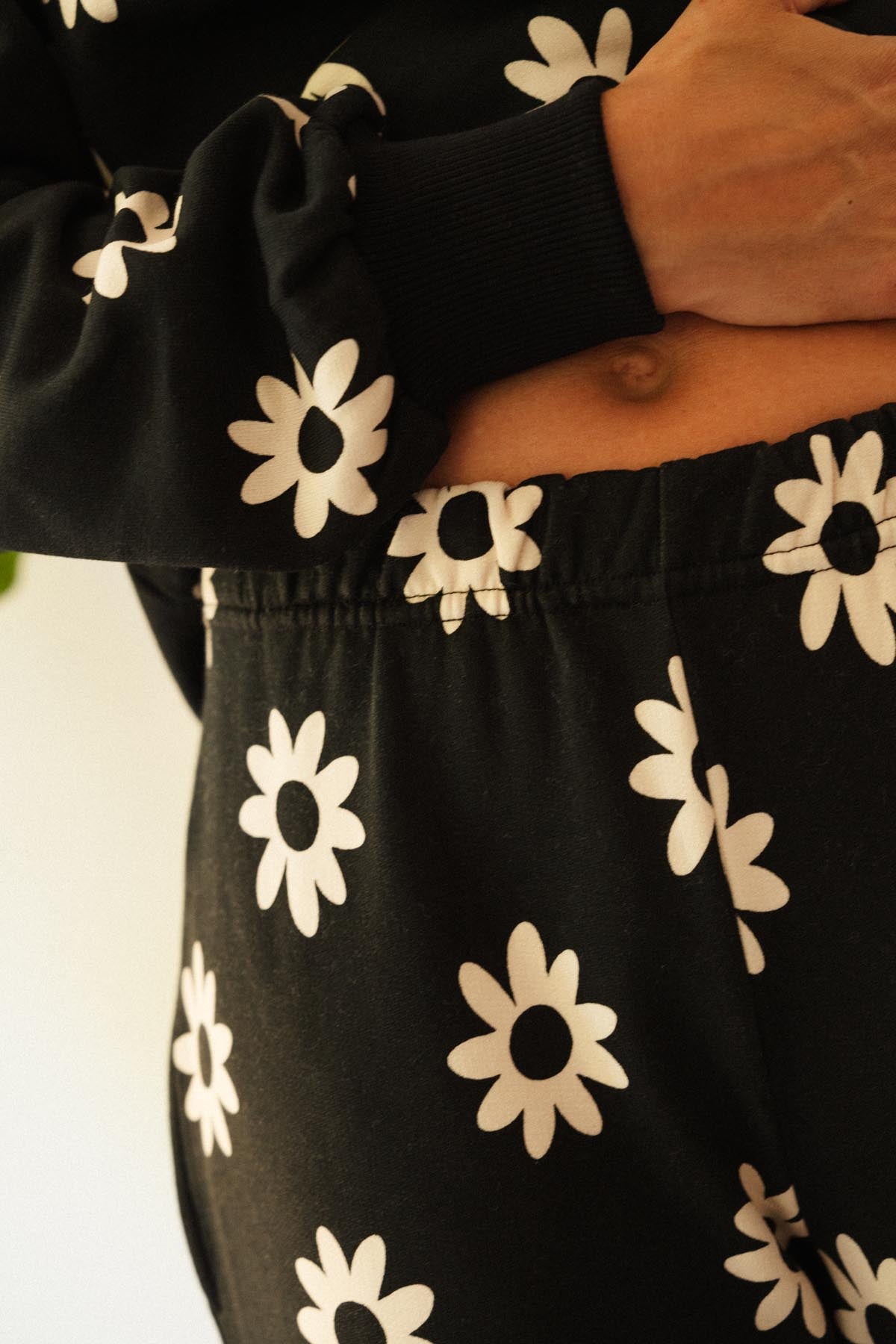 Jogging 100% coton - Dahlia Noir