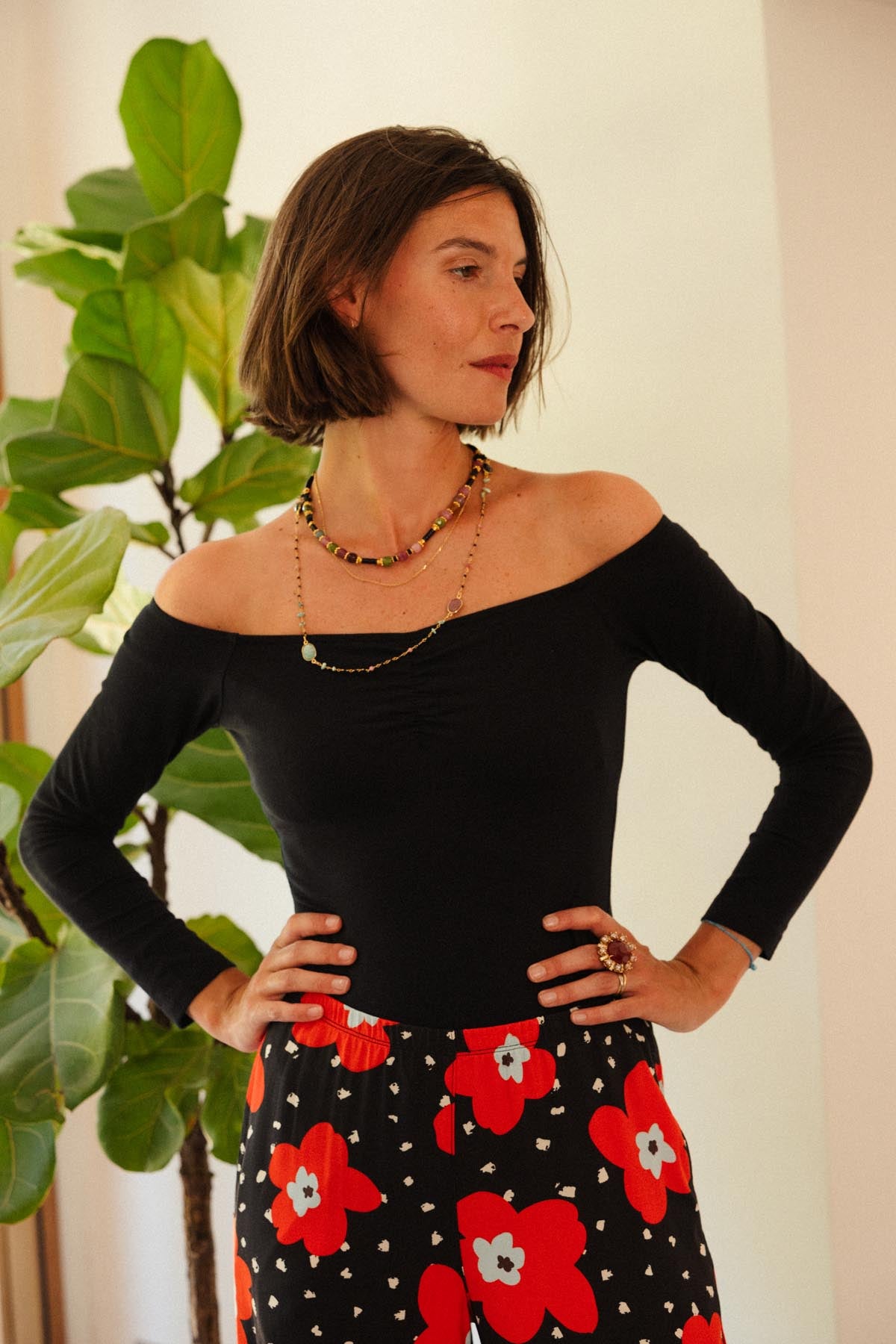 Julie A. fait du 36 et porte une taille XS
