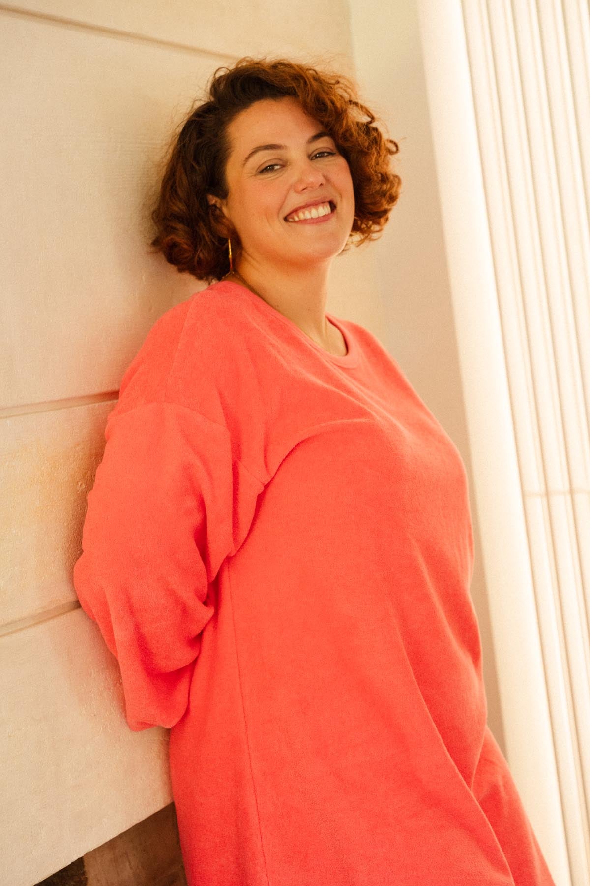 Amandine fait du 44 et porte une taille XL/2XL