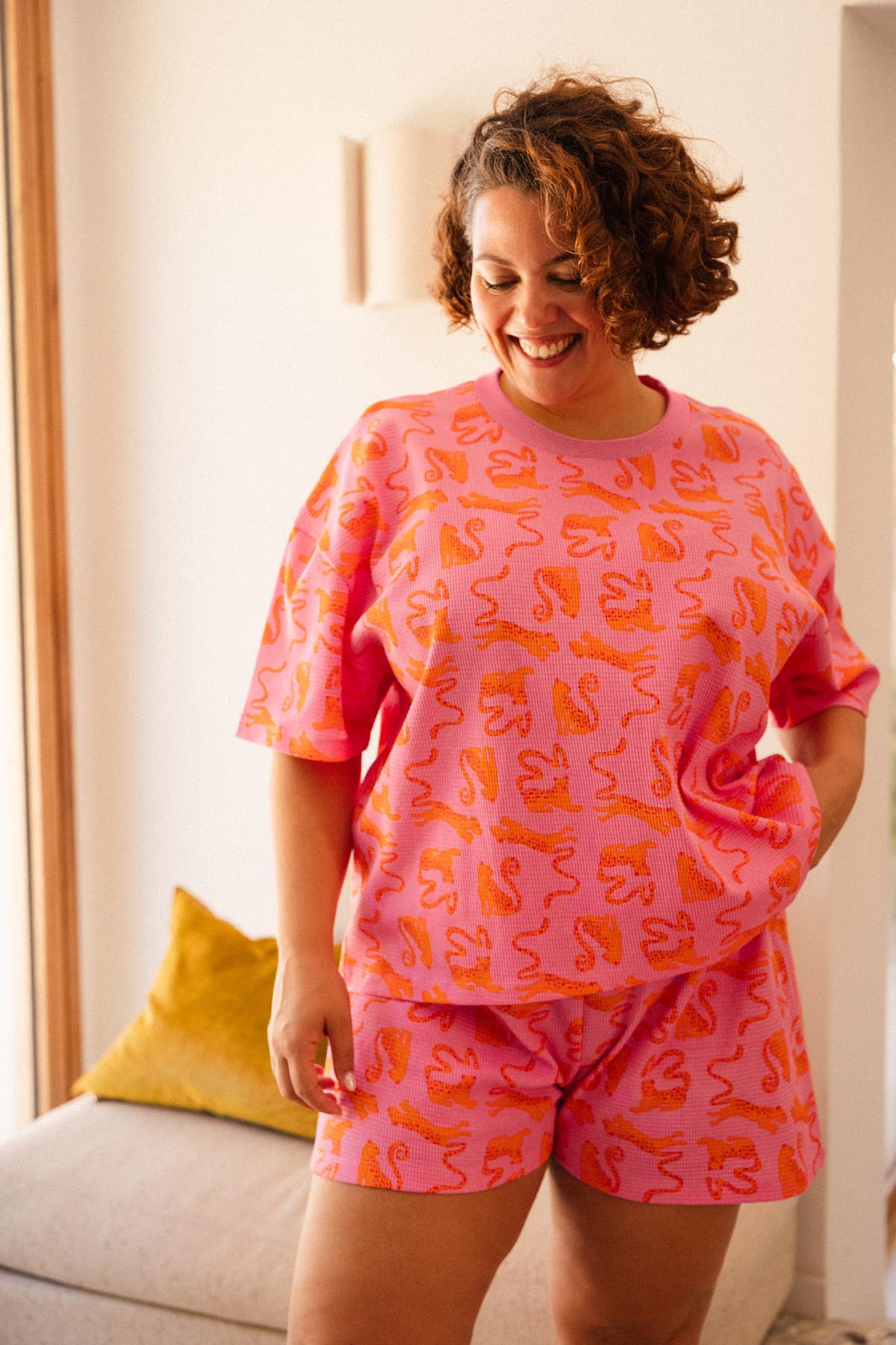 Amandine fait du 44 et porte une taille 2XL