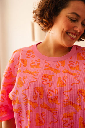 Amandine fait du 44 et porte une taille 2XL