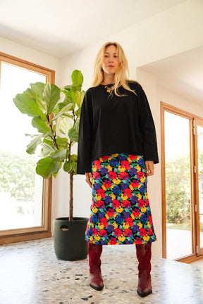 Julie D. fait du 38 et porte une taille M