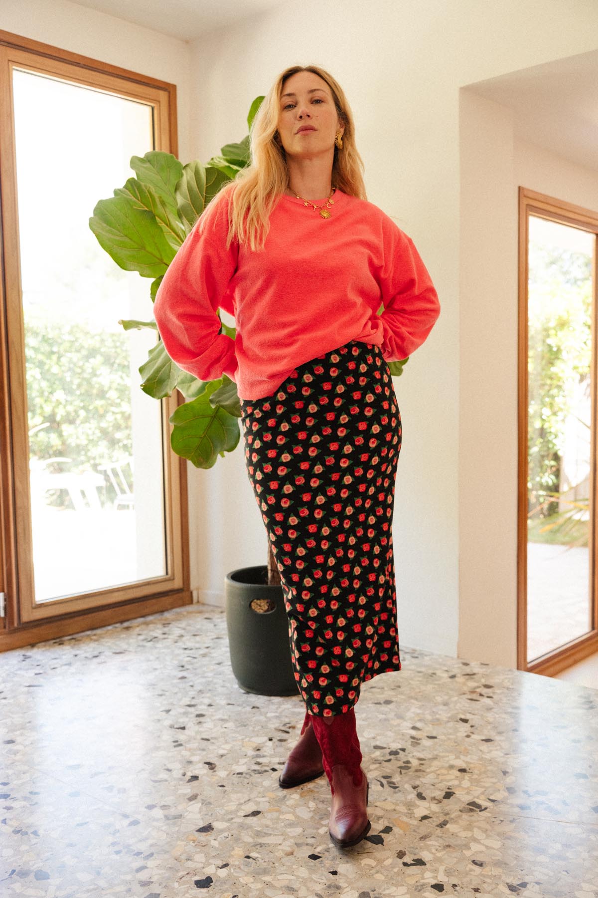 Julie D. fait du 38 et porte une taille M/L