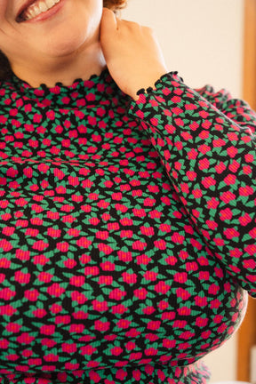 Amandine fait du 44 et porte une taille XL/2XL