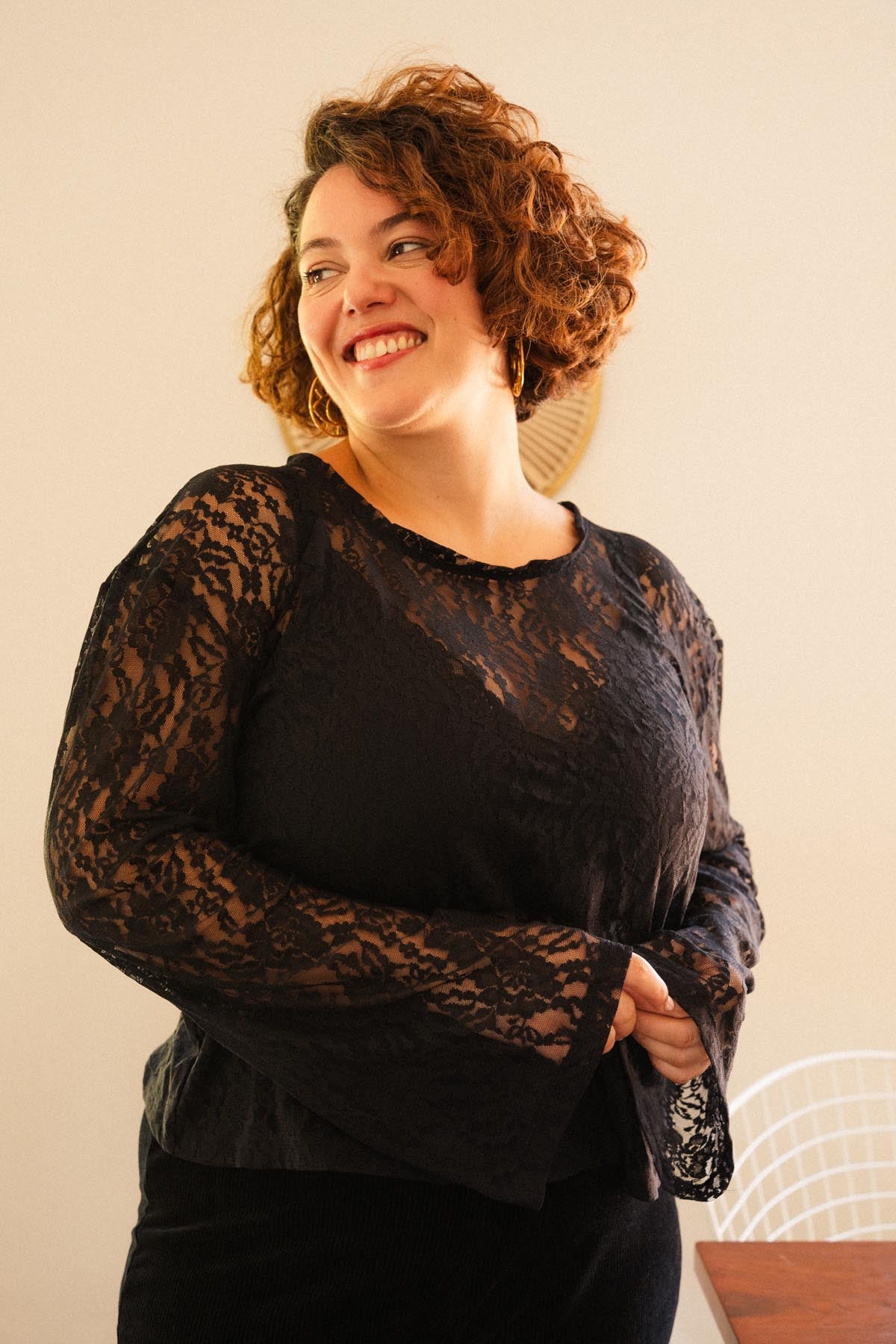 Amandine fait du 44 et porte une taille 2XL