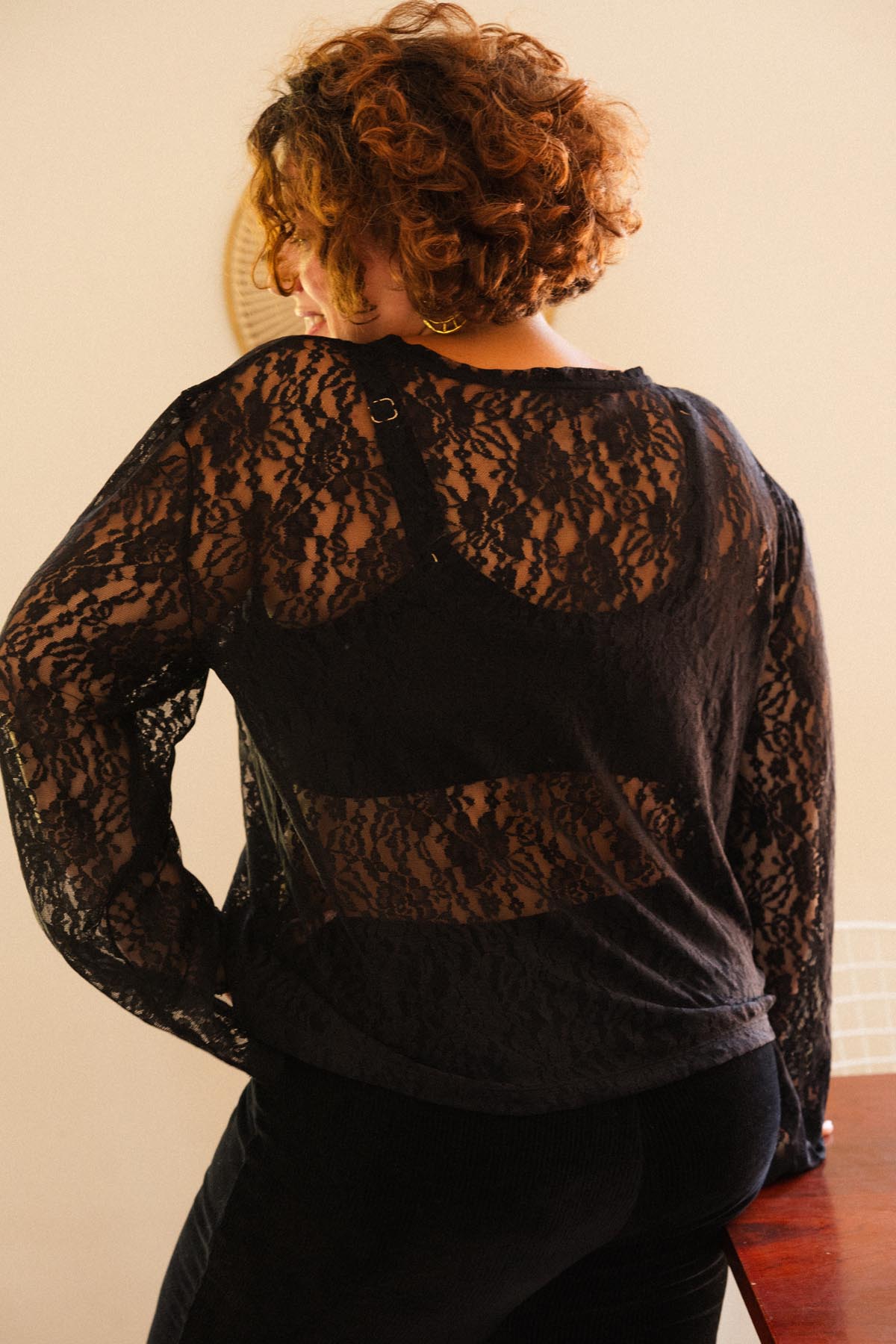 Amandine fait du 44 et porte une taille 2XL