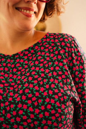 Amandine fait du 44 et porte une taille 2XL