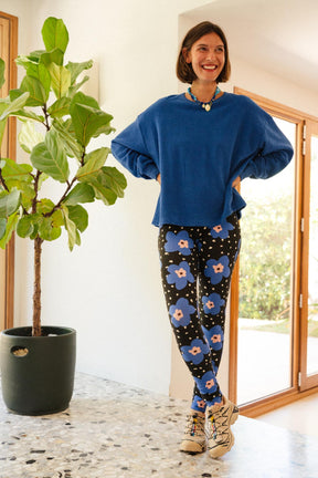Leggings Coton - Atlas Bleu